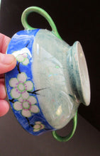 Load image into Gallery viewer, Mak Merry 1920s Scottish Pottery Bowl Blue with White Prunus Flowers
