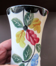 Load image into Gallery viewer, Antique Scottish Pottery Spongeware Vase Kirkcaldy Pottery 
