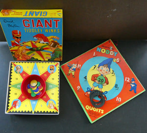 1950s Chad Valley Quoits Game and Giant Tiddley Winks Enid Blyton Games