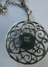 Load image into Gallery viewer, Vintage Scottish Silver Pendant 1989 Edinburgh Hallmark
