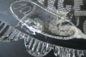 Edward VII Pressed Glass Bowl. British Royalty Silver Wedding 1880s