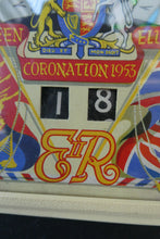 Load image into Gallery viewer, Vintage 1953 Queen Elizabeth II Coronation Perpetual Desk Calendar
