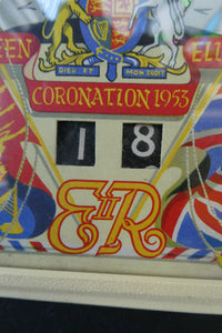 Vintage 1953 Queen Elizabeth II Coronation Perpetual Desk Calendar
