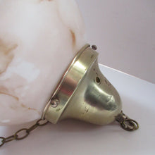 Load image into Gallery viewer, 1930s Vintage Art Deco Pendant Glass Globe Shade. Marble Effect
