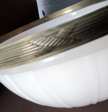 Load image into Gallery viewer, 1920s Art Deco Jefferson Opaline Glass Light Shade Moonstone Milk Glass
