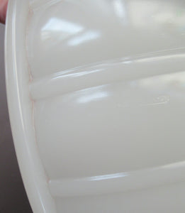 1920s Art Deco Jefferson Opaline Glass Light Shade Moonstone Milk Glass