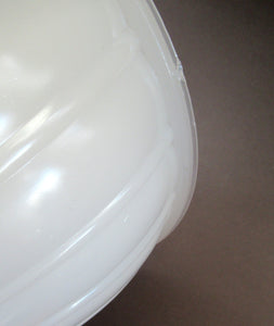 1920s Art Deco Jefferson Opaline Glass Light Shade Moonstone Milk Glass