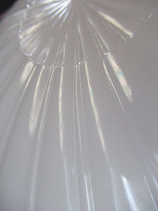 1920s Art Deco Jefferson Opaline Glass Light Shade Moonstone Milk Glass