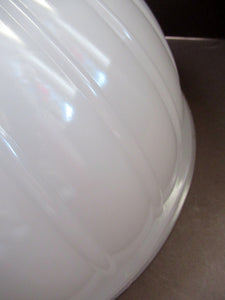 1920s Art Deco Jefferson Opaline Glass Light Shade Moonstone Milk Glass