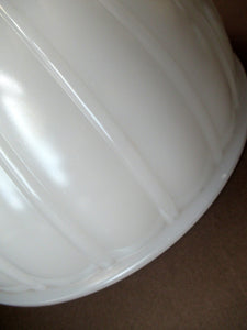 1920s Art Deco Jefferson Opaline Glass Light Shade Moonstone Milk Glass