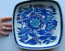 Load image into Gallery viewer, Royal Copenhagen Faience Bowl by Kari Christensen Birds and Flowers
