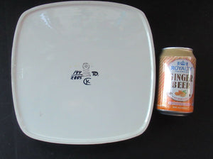 Royal Copenhagen Faience Bowl by Kari Christensen Birds and Flowers