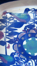 Load image into Gallery viewer, Royal Copenhagen Faience Bowl by Kari Christensen Birds and Flowers
