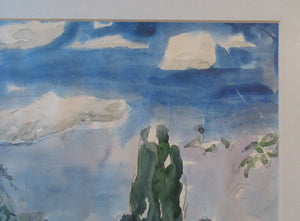 SCOTTISH ART. Sax Shaw (1916 - 2000). Watercolour Landscape Study. Signed and dated 1974