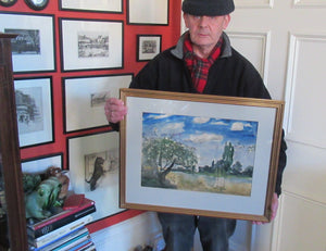 SCOTTISH ART. Sax Shaw (1916 - 2000). Watercolour Landscape Study. Signed and dated 1974
