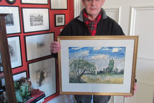 SCOTTISH ART. Sax Shaw (1916 - 2000). Watercolour Landscape Study. Signed and dated 1974