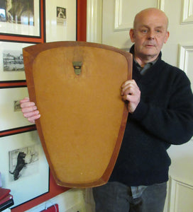 LARGE Vintage 1960s / 1970s DANISH TEAK Amorphic Shape Wall Mirror. Excellent Condition