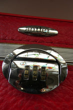 Load image into Gallery viewer, 1960s Vintage Red Antler Vanity Case Make Up Box. Working Combination Lock
