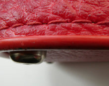 Load image into Gallery viewer, 1960s Vintage Red Antler Vanity Case Make Up Box. Working Combination Lock
