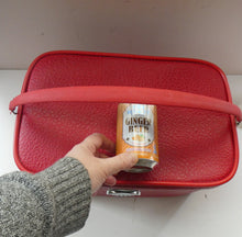 Load image into Gallery viewer, 1960s Vintage Red Antler Vanity Case Make Up Box. Working Combination Lock
