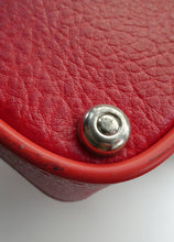 Load image into Gallery viewer, 1960s Vintage Red Antler Vanity Case Make Up Box. Working Combination Lock
