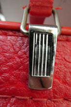 Load image into Gallery viewer, 1960s Vintage Red Antler Vanity Case Make Up Box. Working Combination Lock
