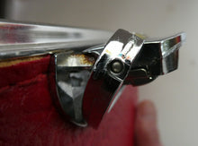 Load image into Gallery viewer, 1960s Vintage Red Antler Vanity Case Make Up Box. Working Combination Lock
