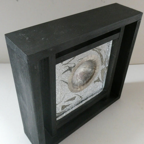 2002 Kosta Boda Frozen Images Series Relief Plaque Signed Monica Backstrom