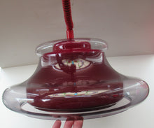 Load image into Gallery viewer, Vintage 1960s Italian Space Age Flying Saucer Pull Down LIght Shade
