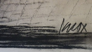 John Jack Kox Still Life Charcoal Drawing Scottish Art