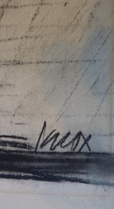 John Jack Kox Still Life Charcoal Drawing Scottish Art