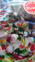 Load image into Gallery viewer, Vintage Made in Murano Label Close Pack Paperweight Millefiori Canes
