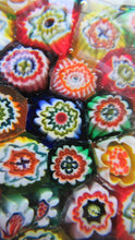 Load image into Gallery viewer, Vintage Made in Murano Label Close Pack Paperweight Millefiori Canes
