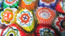Load image into Gallery viewer, Vintage Made in Murano Label Close Pack Paperweight Millefiori Canes
