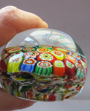 Load image into Gallery viewer, Vintage Made in Murano Label Close Pack Paperweight Millefiori Canes
