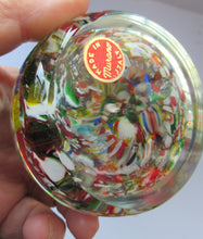 Load image into Gallery viewer, Vintage Made in Murano Label Close Pack Paperweight Millefiori Canes
