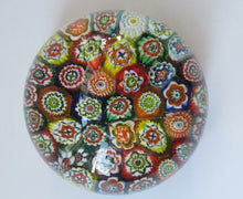 Load image into Gallery viewer, Vintage Made in Murano Label Close Pack Paperweight Millefiori Canes
