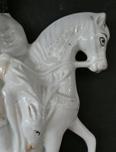 Load image into Gallery viewer, 1860s Staffordshire Kilted Scotsman or Highlander on Horseback 
