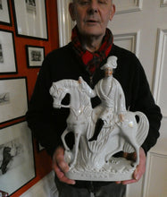 Load image into Gallery viewer, 1860s Staffordshire Figurine of Colonel Peard on Horseback
