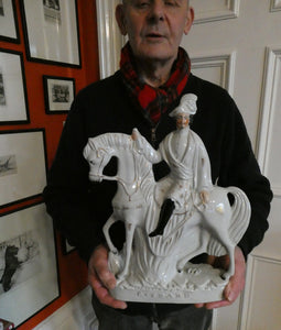 1860s Staffordshire Figurine of Colonel Peard on Horseback