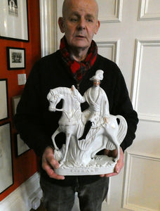 1860s Staffordshire Figurine of Colonel Peard on Horseback