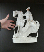 Load image into Gallery viewer, 1860s Staffordshire Figurine of Colonel Peard on Horseback
