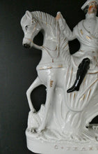 Load image into Gallery viewer, 1860s Staffordshire Figurine of Colonel Peard on Horseback
