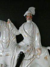 Load image into Gallery viewer, 1860s Staffordshire Figurine of Colonel Peard on Horseback
