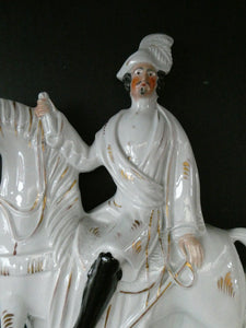 1860s Staffordshire Figurine of Colonel Peard on Horseback