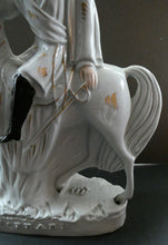 Load image into Gallery viewer, 1860s Staffordshire Figurine of Colonel Peard on Horseback
