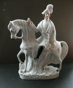 1860s Staffordshire Figurine of Colonel Peard on Horseback