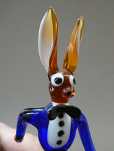 Load image into Gallery viewer, 1950s British Lampwork Glass Animal by Pirelli Glass. Walking Rabbit
