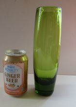 Load image into Gallery viewer, 1960s Danish Holmegaard May Green Glass Vase Per Lutken Signed
