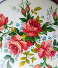 Load image into Gallery viewer, Boots the Chemist Vintage Powder Compact Roses Pattern
